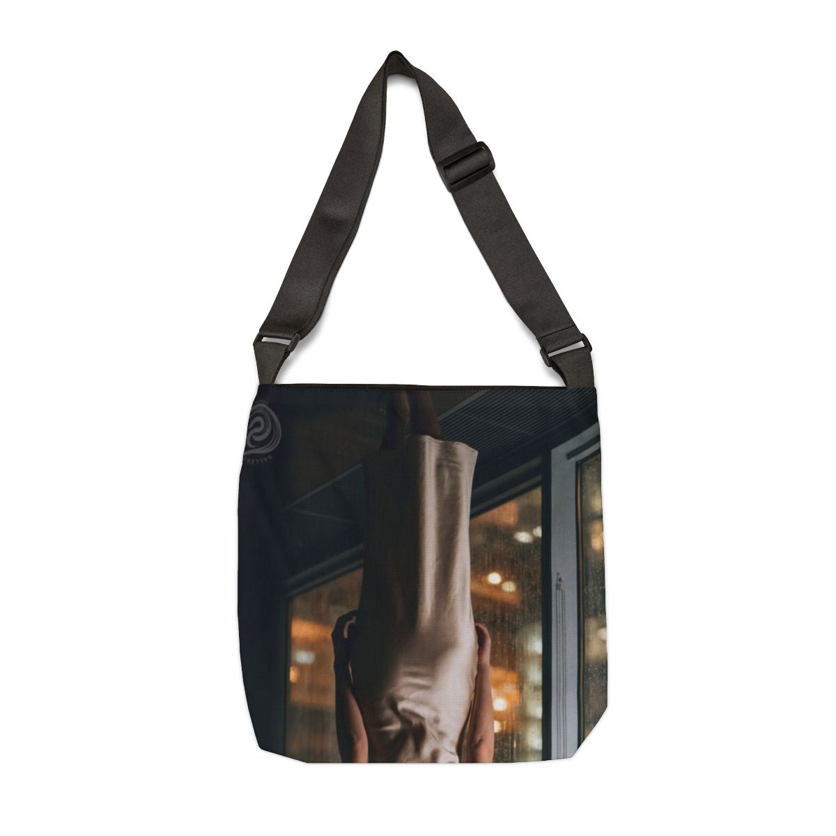 Adjustable Tote Bag - Midnight Reflection | Echovira Gallery