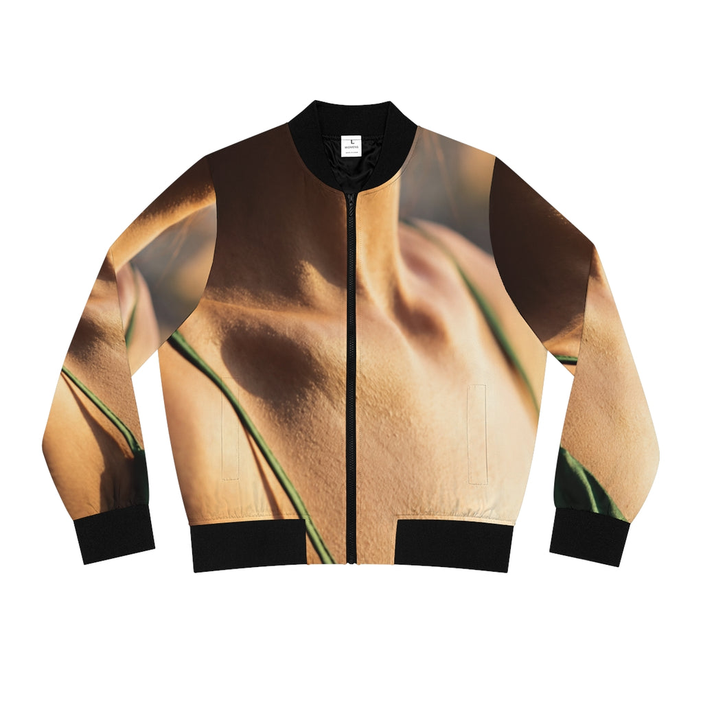 Golden Hour Bomber Jacket - Women's Emerald | Echovira...
