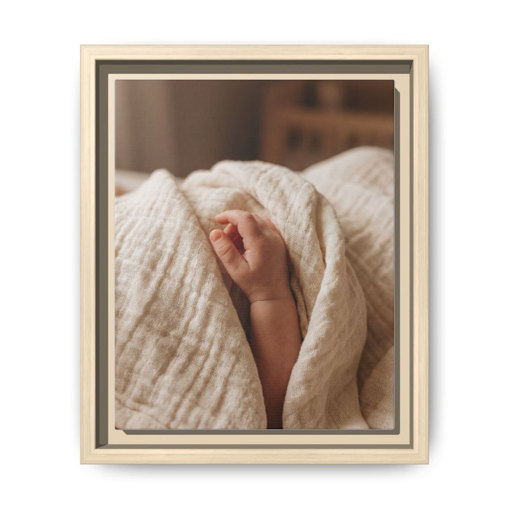 Matte Canvas, Framed - Neutral Nursery