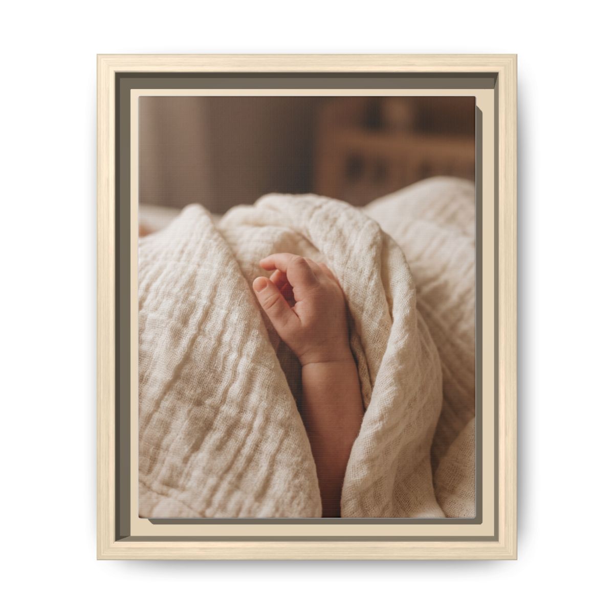 Matte Canvas, Framed - Neutral Nursery