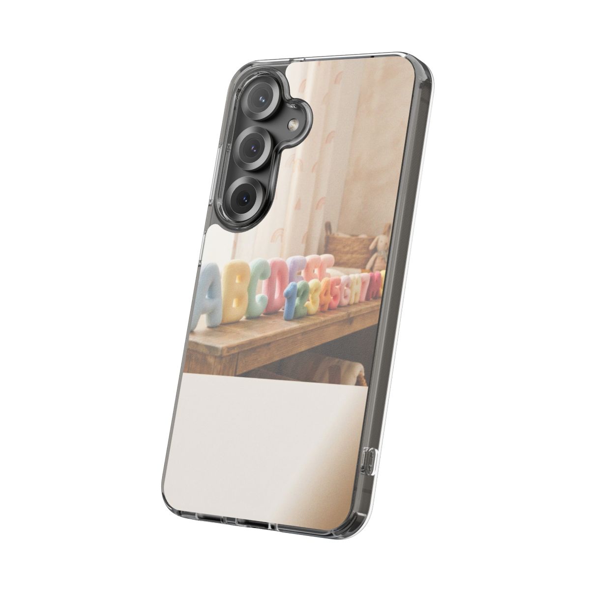 Clear Impact-Resistant Case - Pastel ABCs | Echovira Gallery