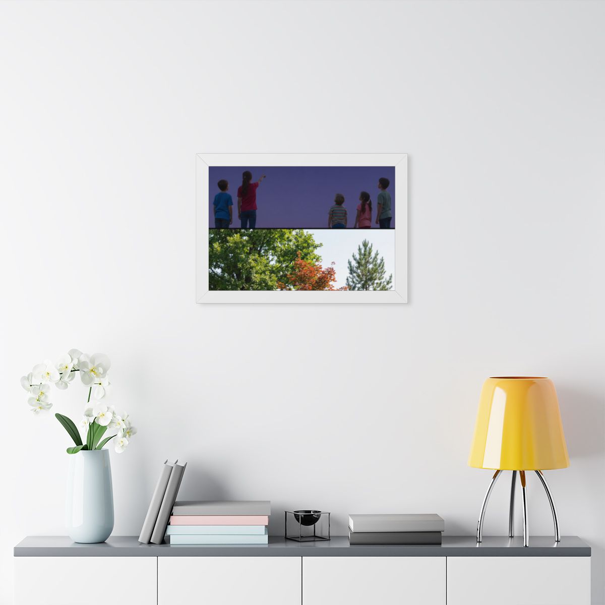 Framed Horizontal Poster - Stardust & Forest Discovery —......