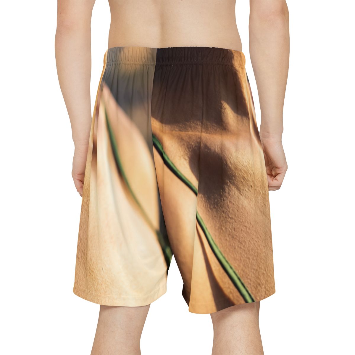 Men's Sports Shorts - Emerald Golden Hour