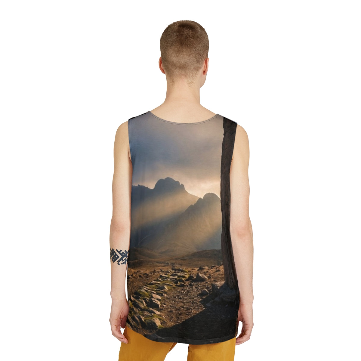 Men's Tank - Mystic Monolith Ancient Persian Mountain Art |...
