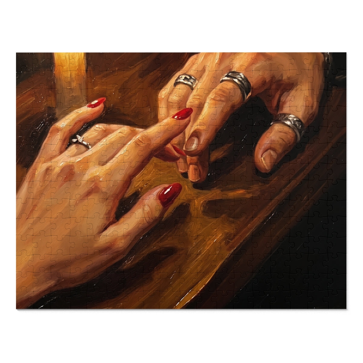 Jigsaw Puzzle with Tin - Candlelit Touch (30, 110, 252, 500...