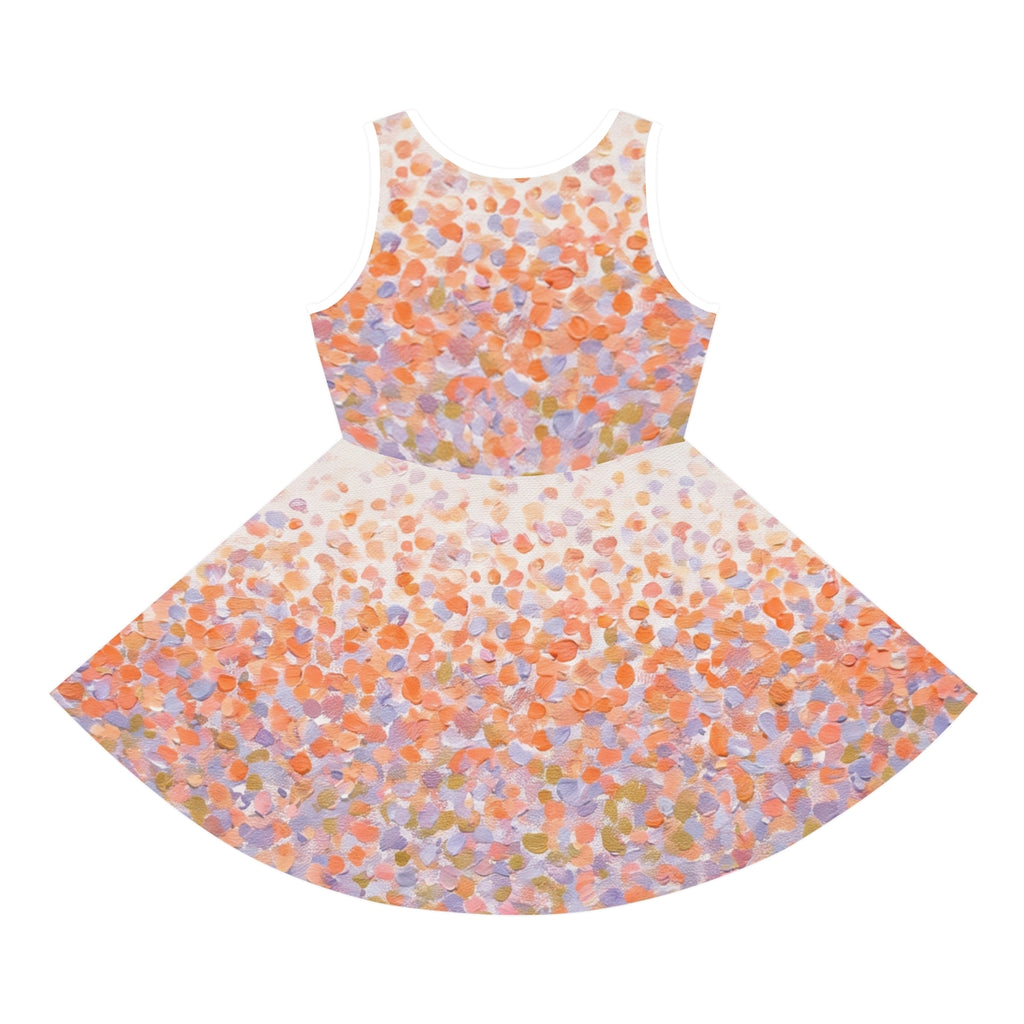 Girls' Sleeveless Sundress - Sunset Picnic | Echovira...