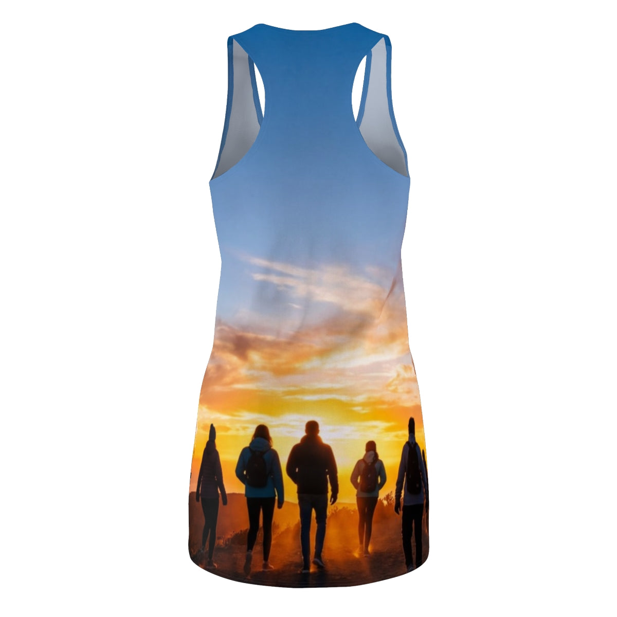 Women's Cut & Sew Racerback Dress - Golden Mountain Ridge |...