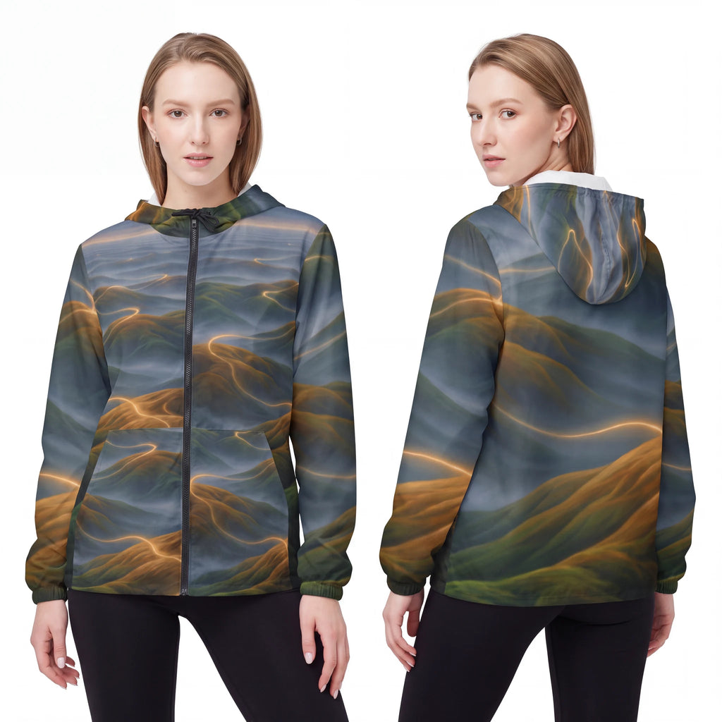 Golden Mountain Windbreaker Jacket for Women