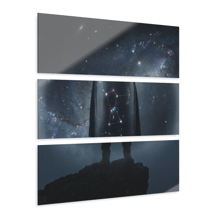 Acrylic Prints - Cosmic Guardian Orion Wall Art — Landscape
