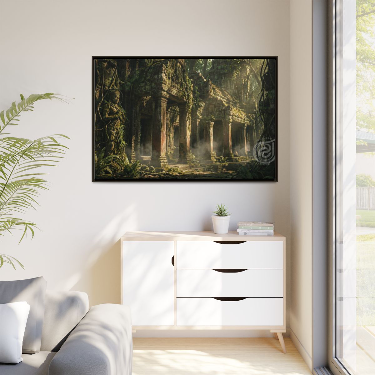 Matte Canvas Framed - Ancient Sanctuary (10×8, 12×9, 14×11...