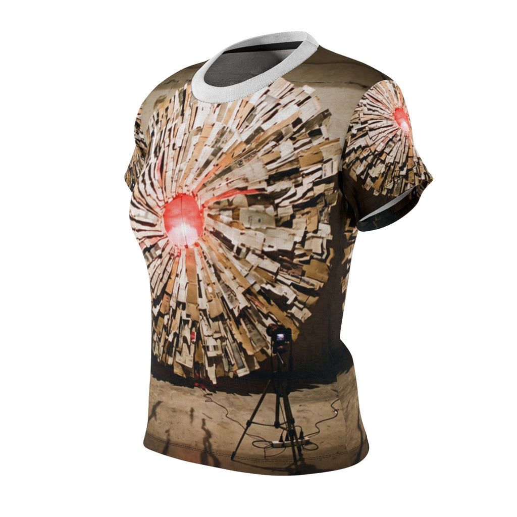 Women's Cut & Sew Tee - Radial Light | Echovira Gallery