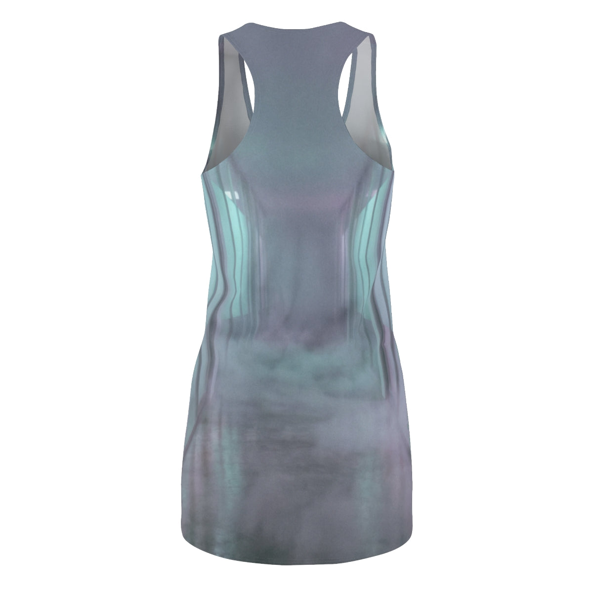 Women's Cut & Sew Racerback Dress - Liminal Corridor Fog Art...