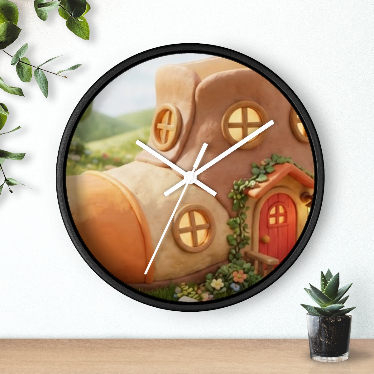 Wall Clock - Fairy Shoe Cottage | Echovira Gallery