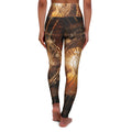 High Waisted Yoga Leggings - Fractured Light Shattered... |...