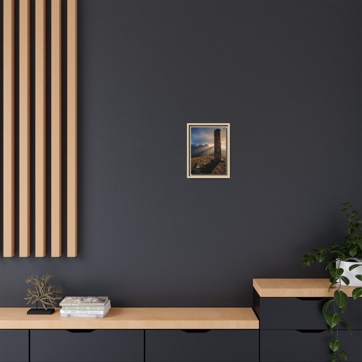 Framed Matte Canvas - Sun Peak