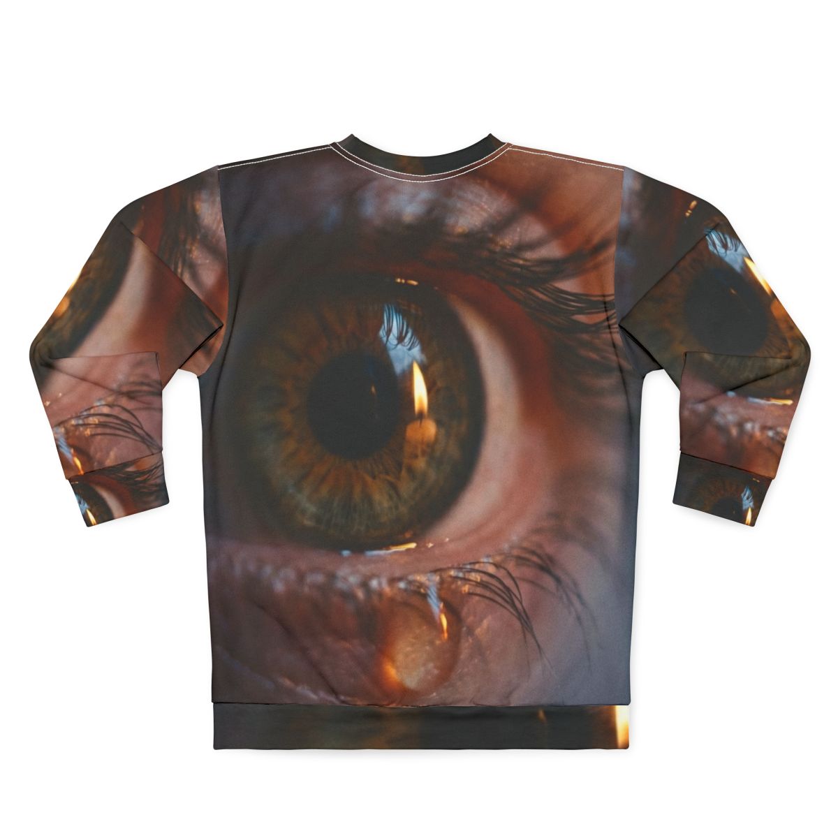 Unisex Sweatshirt - Amber Iris Reflection Fine Art Print |...