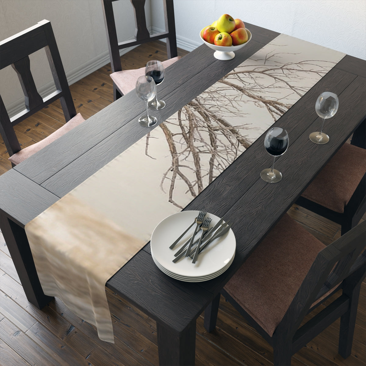 Table Runner - Serene Minimalist Art