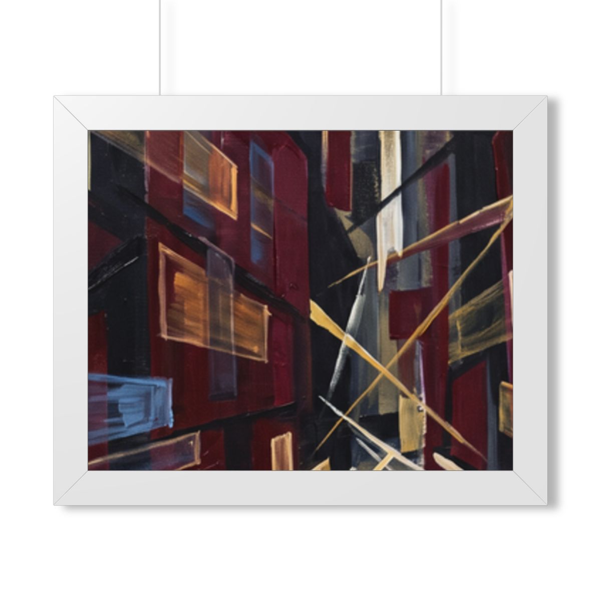 Framed Horizontal Poster - Urban Perspective (14×11, 16×12...