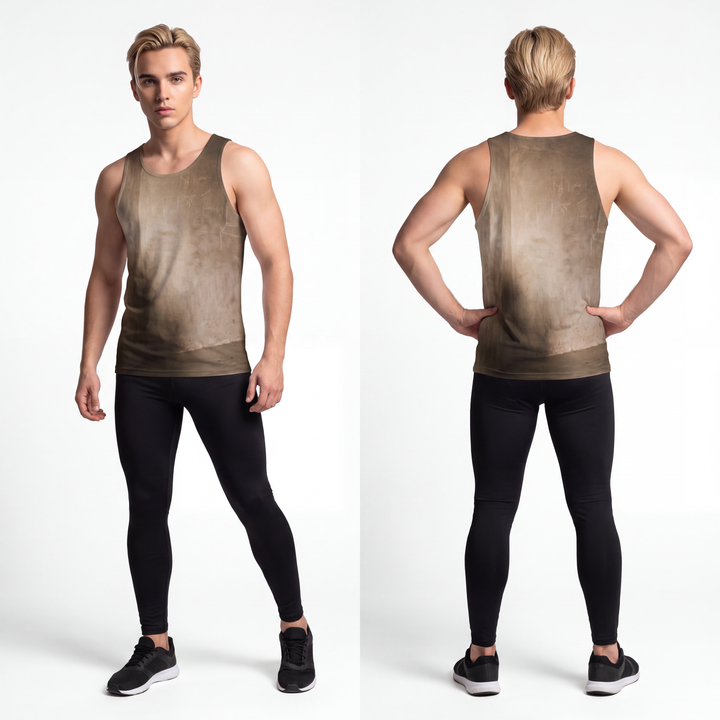 Men's Unisex Tank Top - Shadows of the Citadel moody architectural print