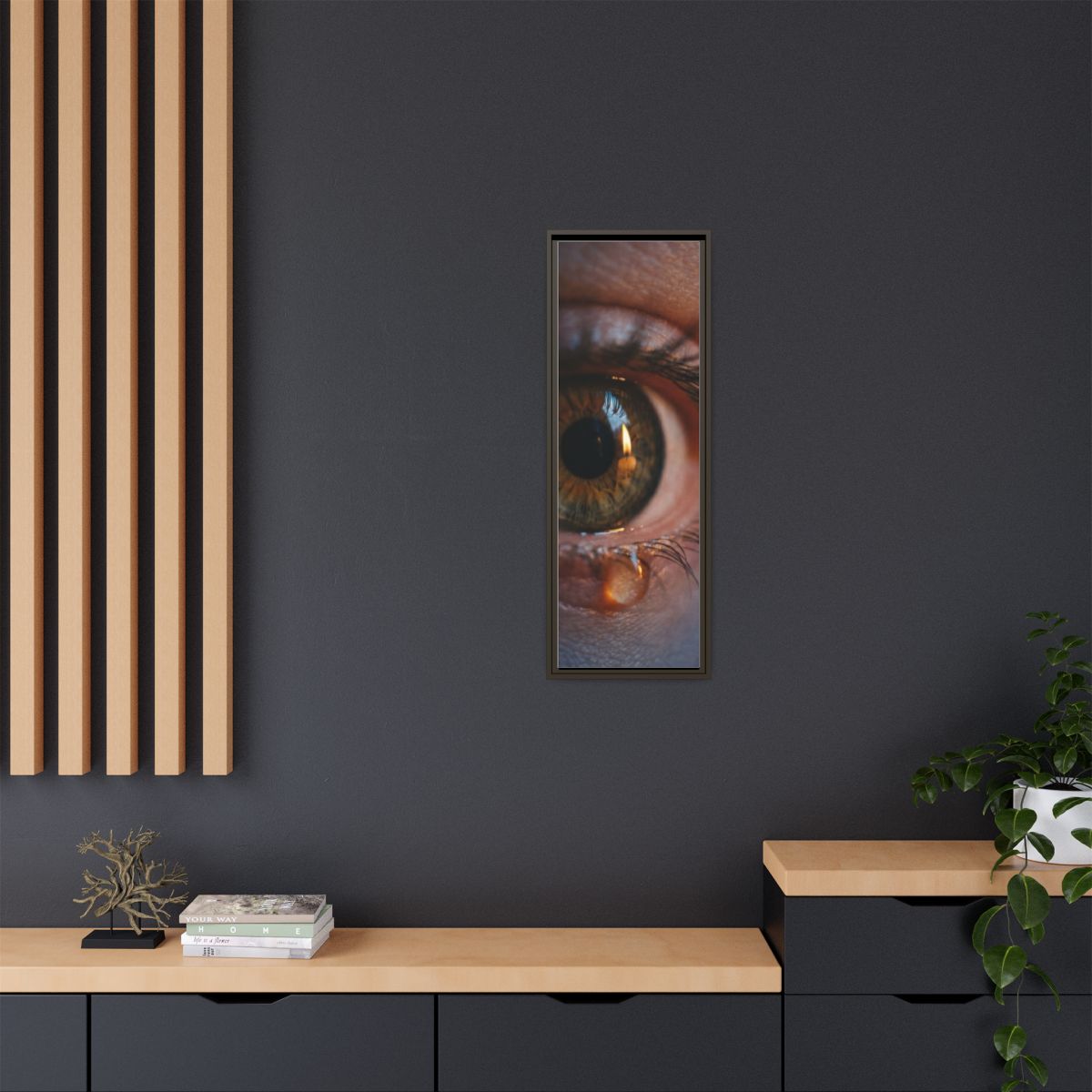 Matte Canvas, Framed - Luminous Tear