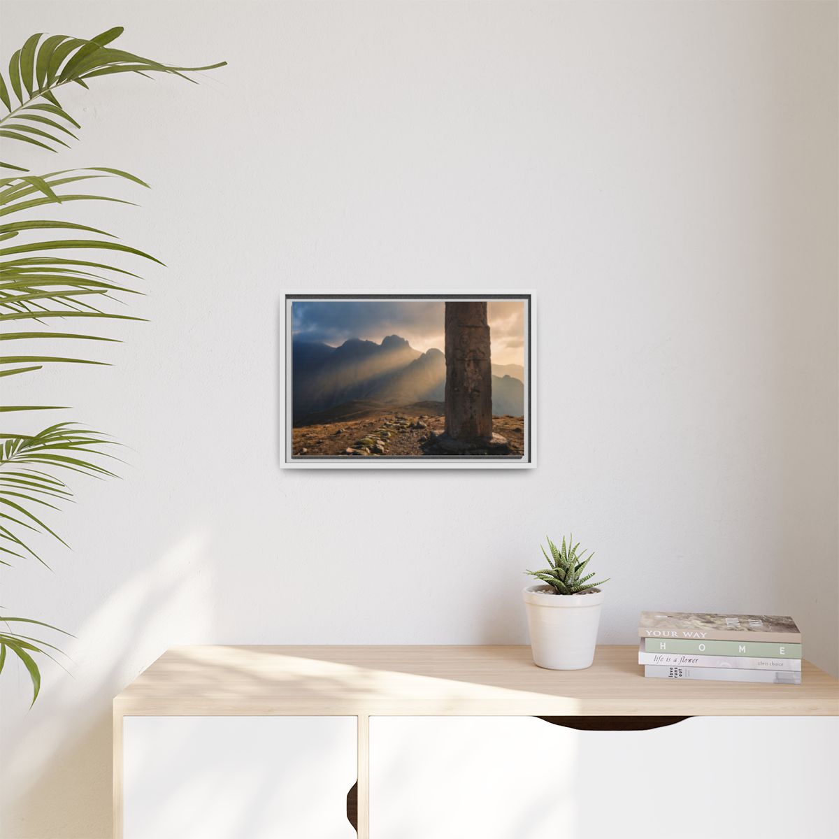Matte Canvas, Framed - Mystic Monolith Ancient Persian... |...