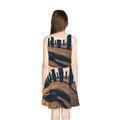 Robe sans manches fille - Colonnes au crépuscule