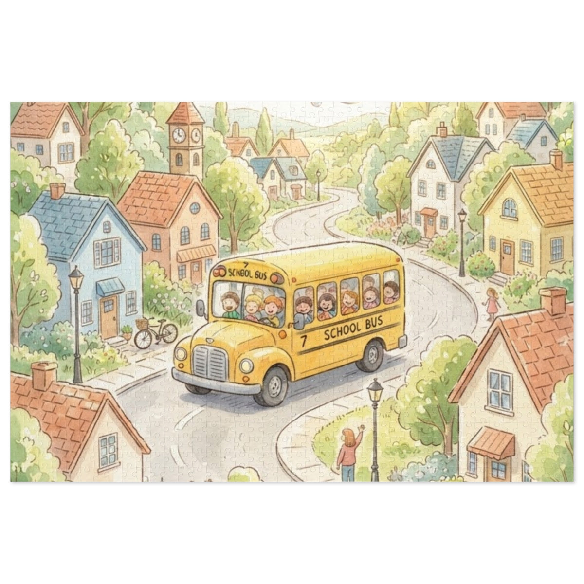 Jigsaw Puzzle with Tin - Storybook Village (30, 110, 252......