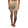 Women's Casual Spandex Leggings - Golden Rays of Unity Wall...