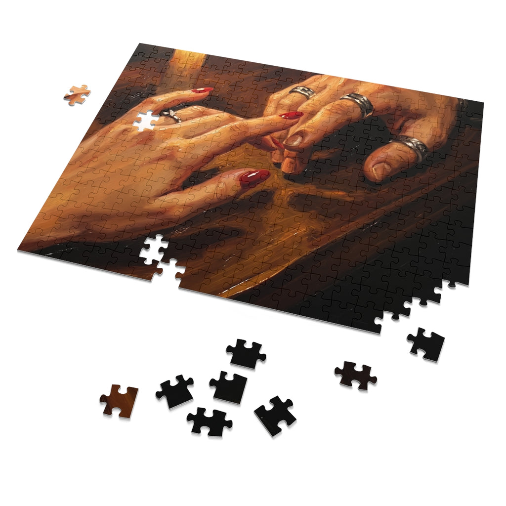Jigsaw Puzzle with Tin - Candlelit Touch (30, 110, 252, 500...