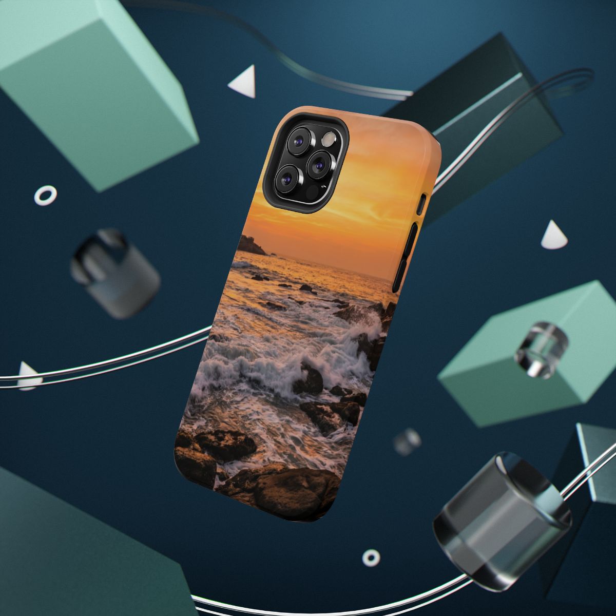 Impact-Resistant Cases - Phone Case - Sunrise Coastal Art— sizes part 1/2