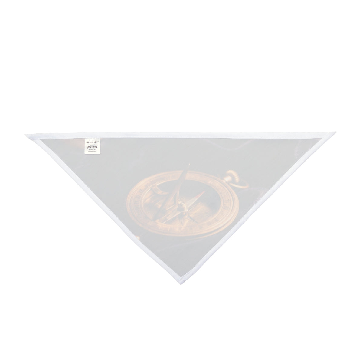 Vintage Brass Sundial Pet Bandana