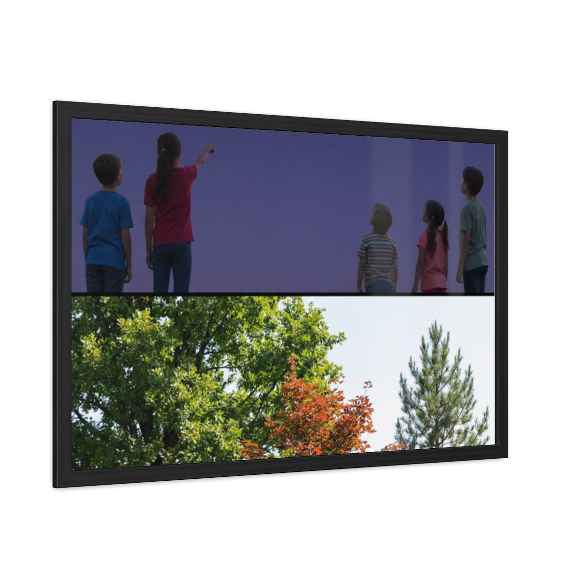 Framed Poster - Little Explorer — Landscape