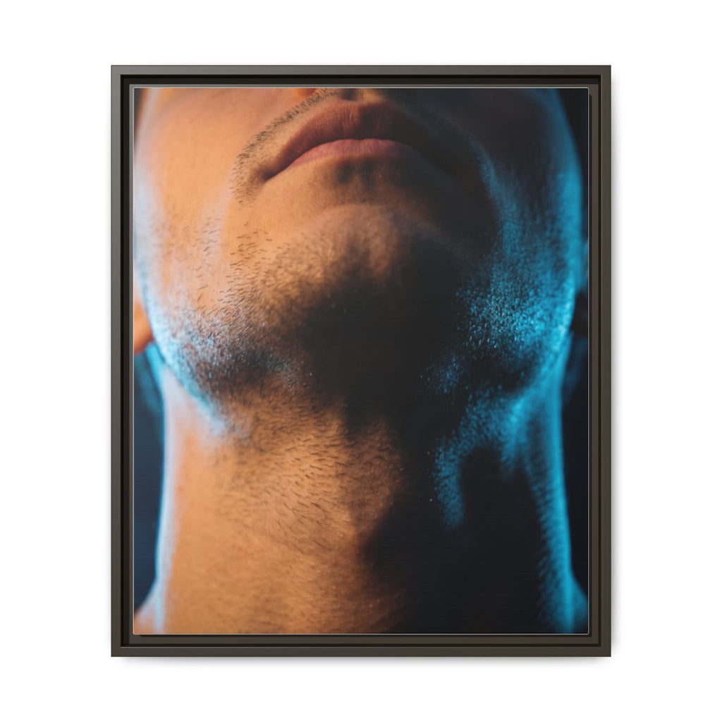 Framed Matte Canvas - Neon Noir