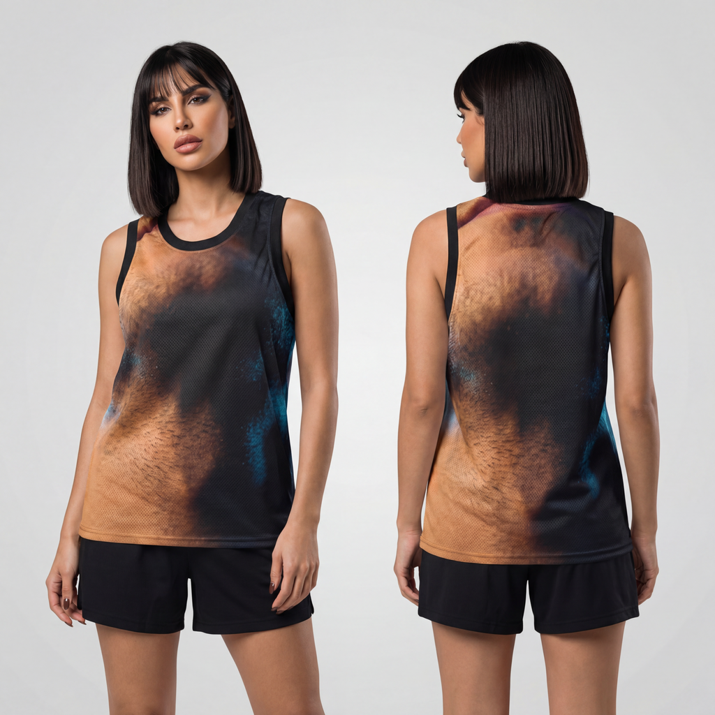 Unisex Basketball Jersey - Neon Court