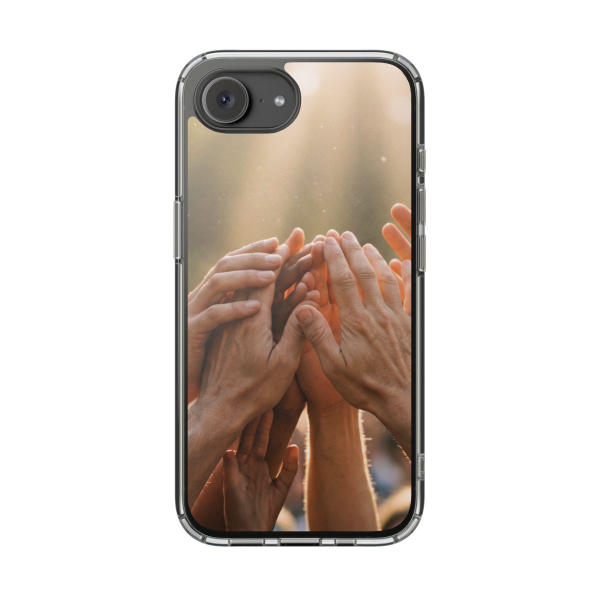 Clear Impact-Resistant Cases - Golden Rays of Unity Wall Art...