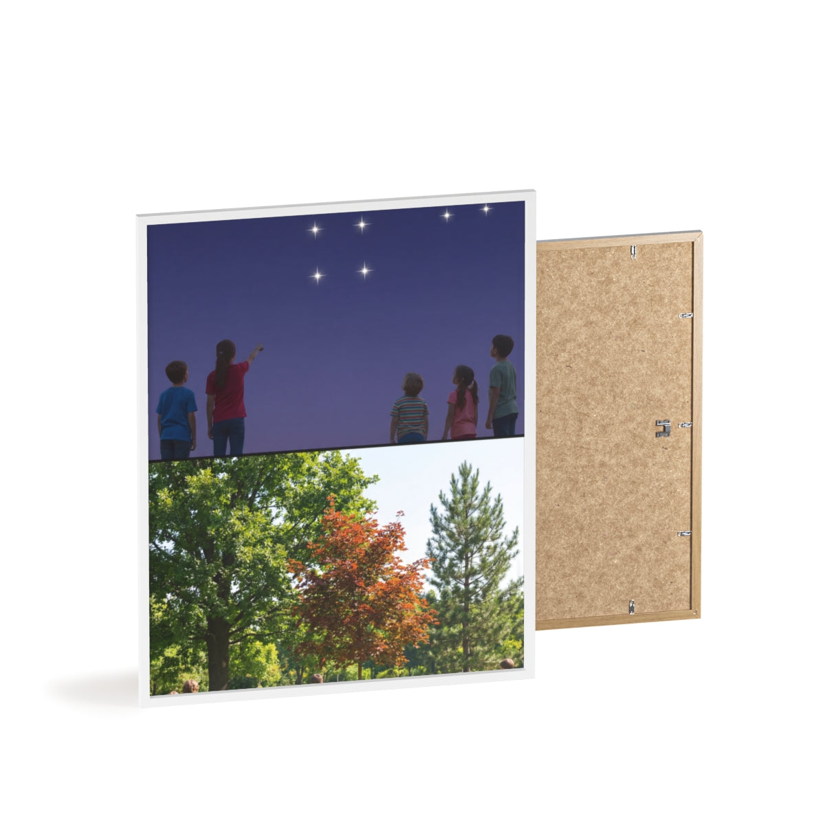 Wooden Framed Poster - Wonder — Portrait