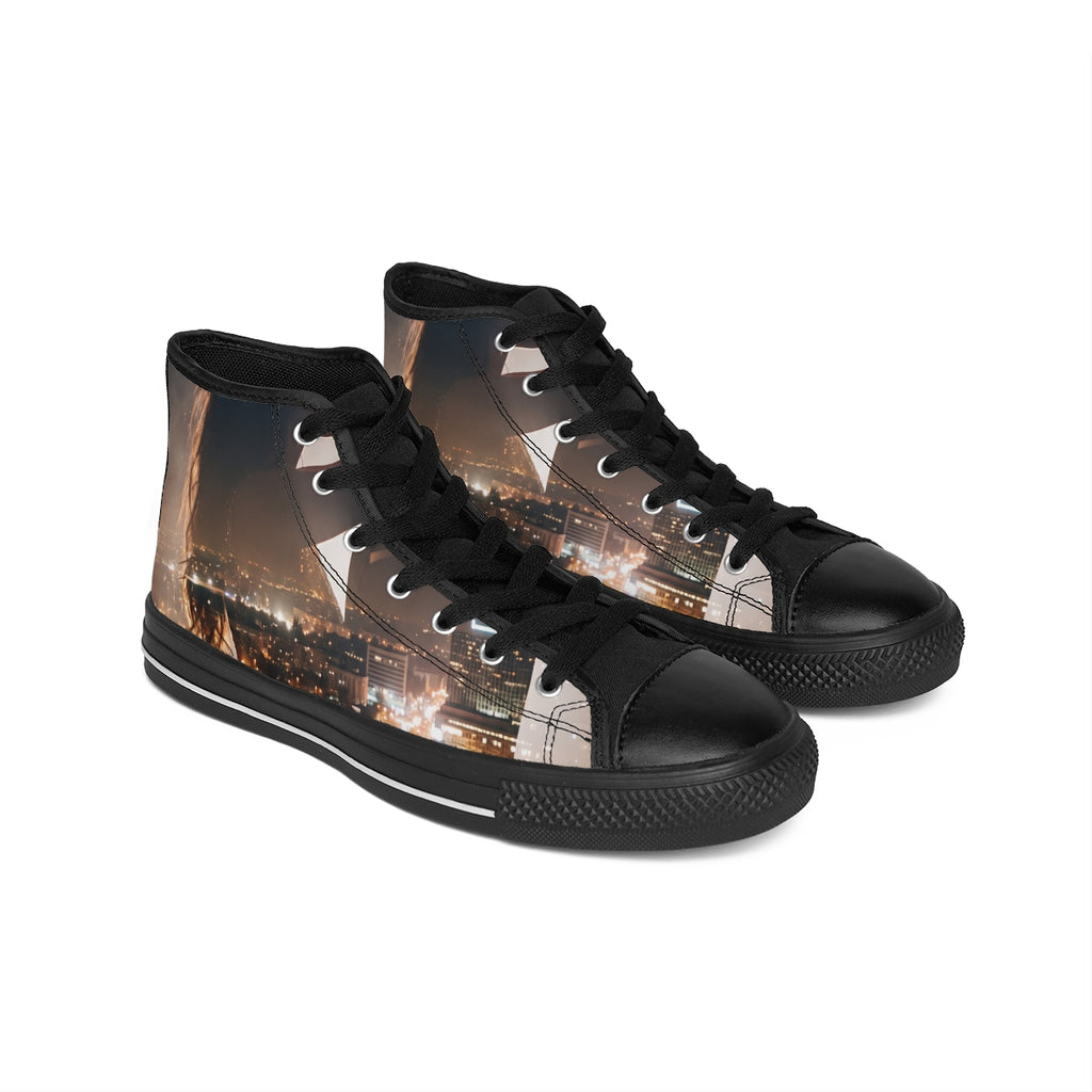 Women's Classic Sneakers - Midnight City | Echovira Gallery