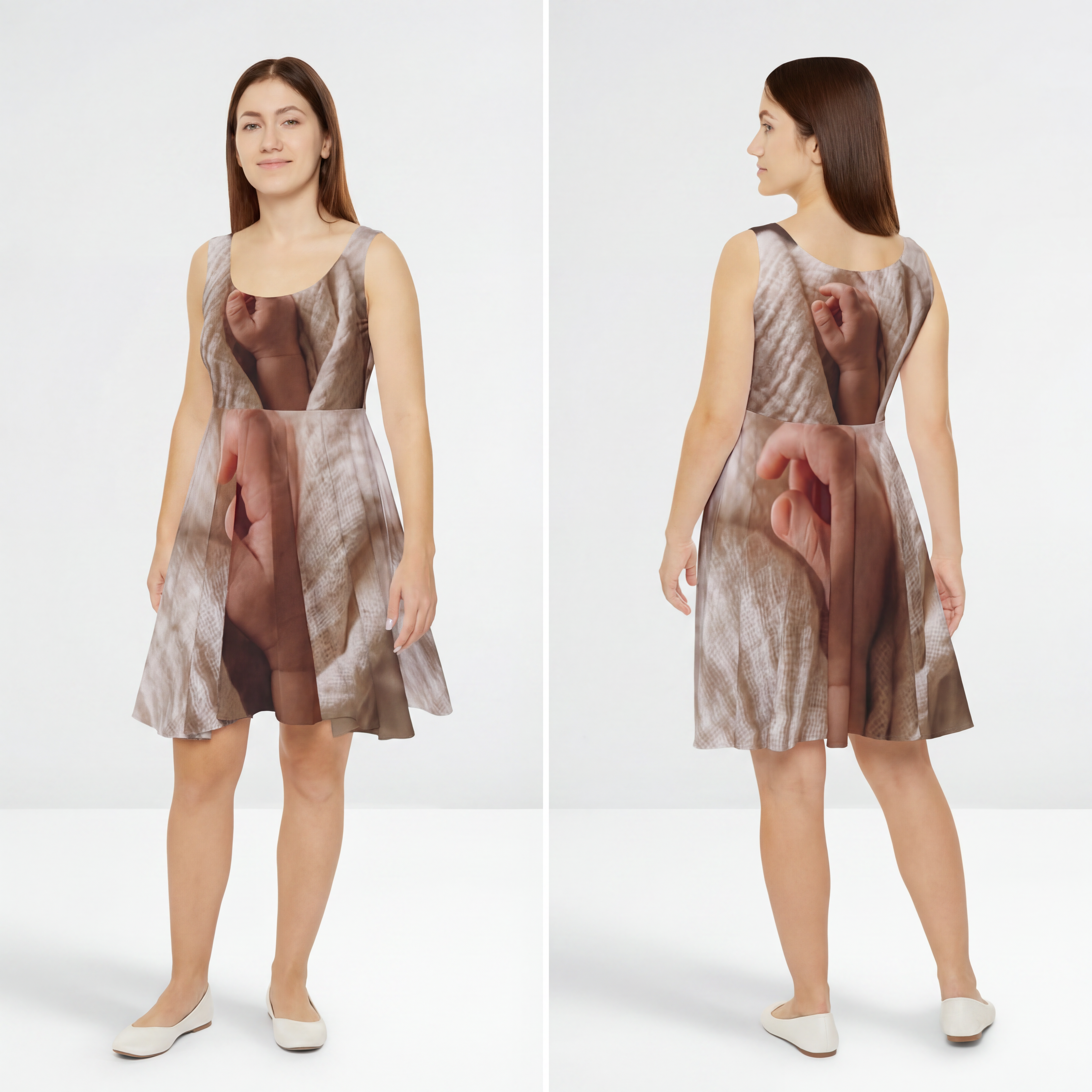 Skater Dress - Soft Flowing Minimal