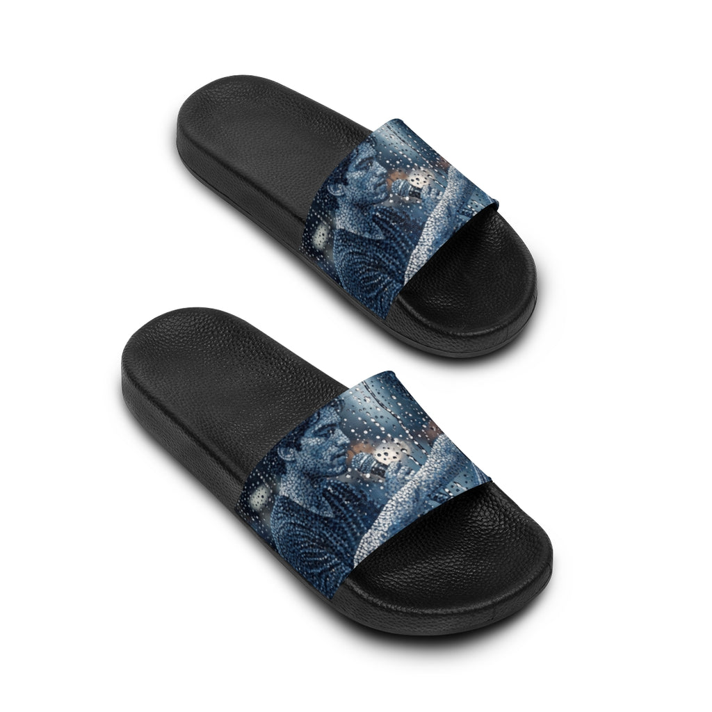 Men's Slide Sandals - Rainy Melody | Echovira Gallery