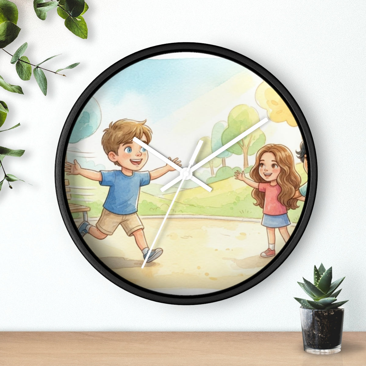 Wall Clock - Meadow Time | Echovira Gallery