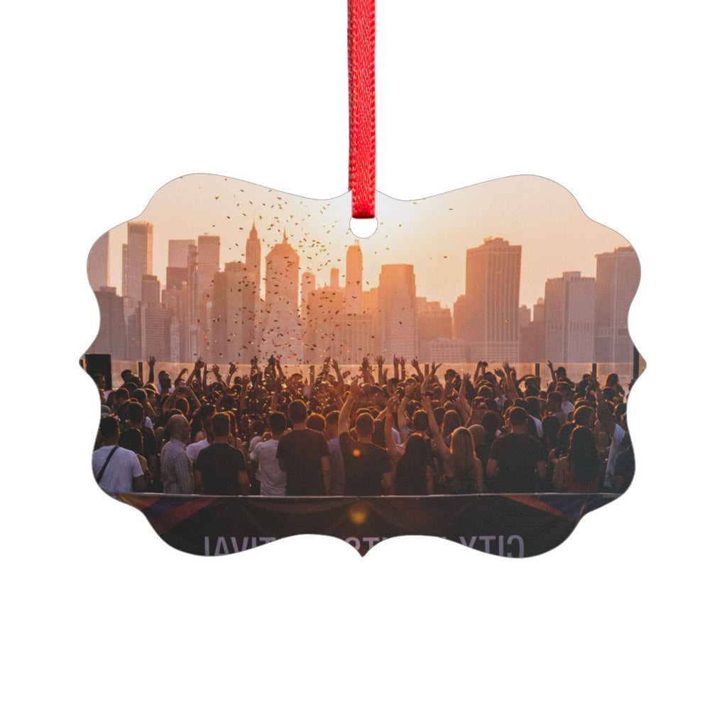 Acrylic Ornament - City Lights Festival | Echovira Gallery