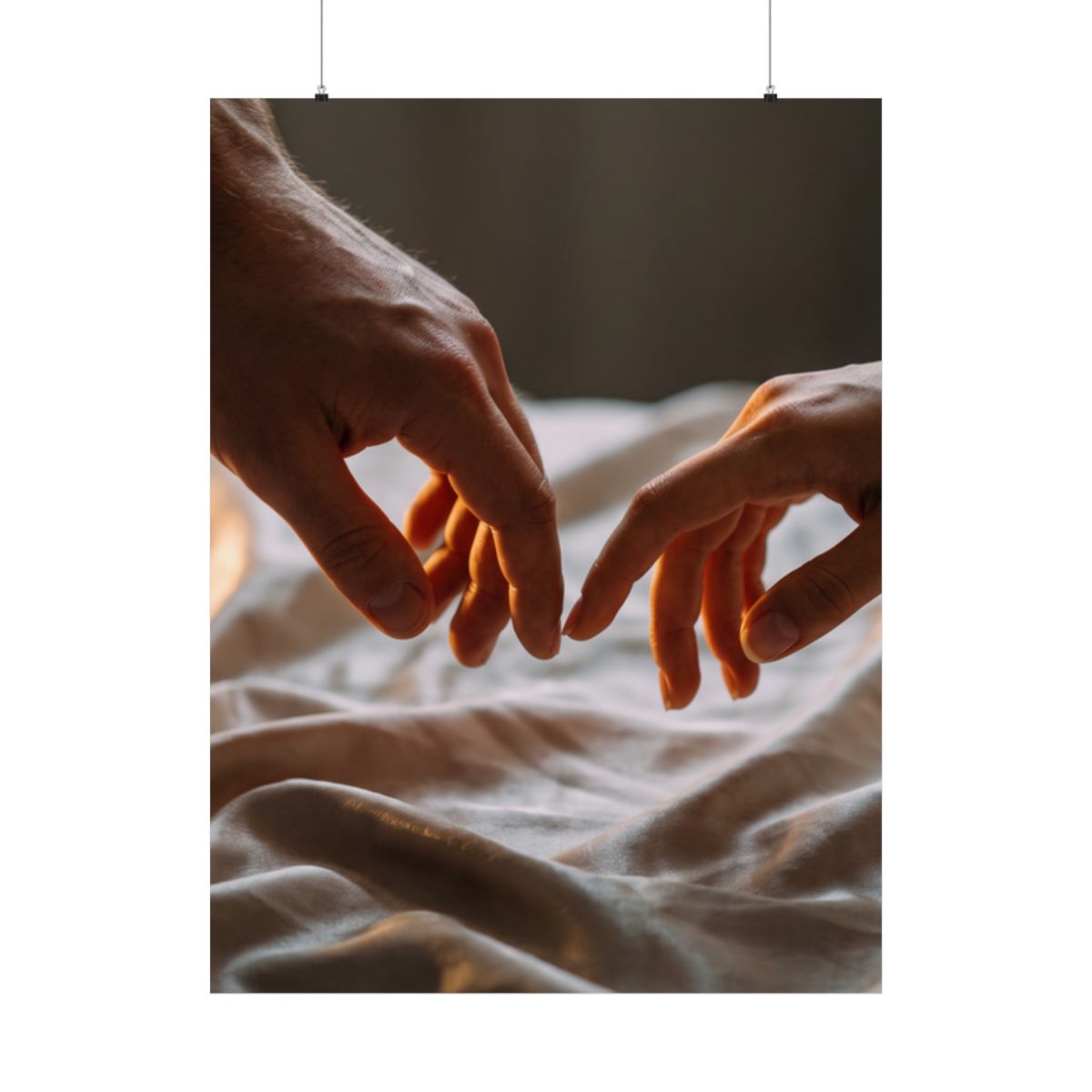 Matte Vertical Posters - Tender Touch (8×10 & 36×54) |...