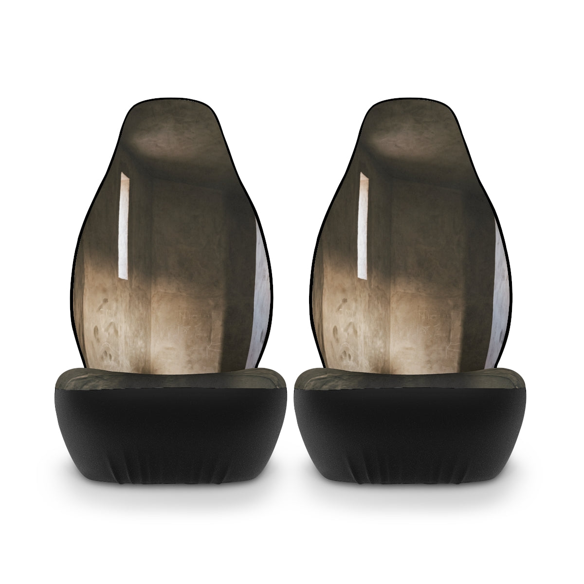 Polyester Car Seat Covers - Shadows of the Citadel moody......