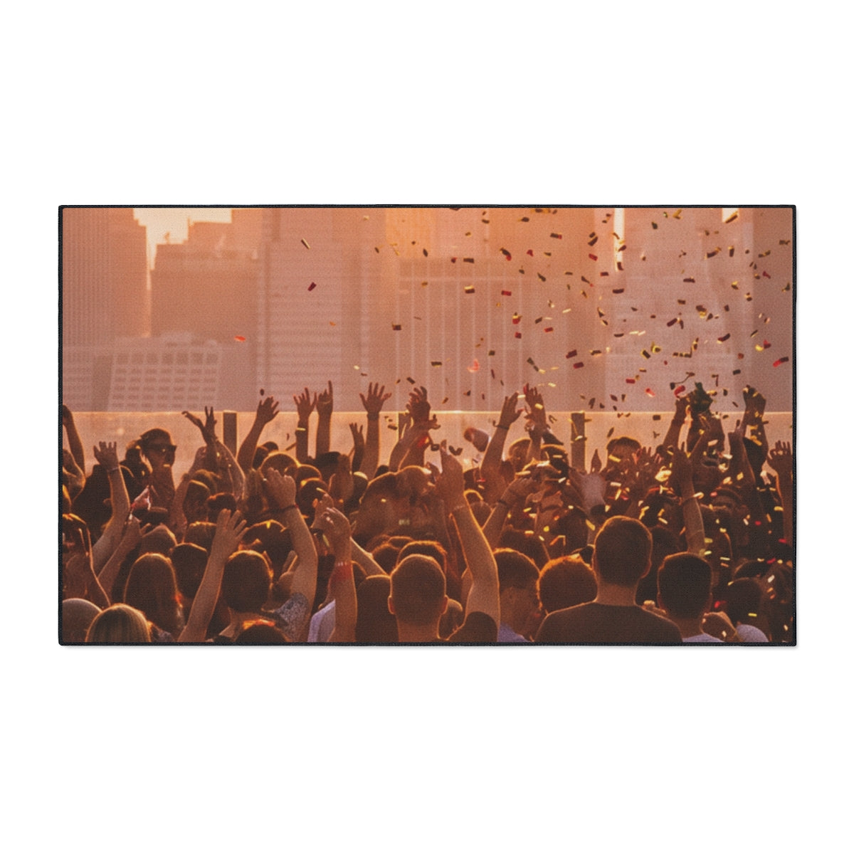 Heavy Duty Floor Mat - City Lights | Echovira Gallery