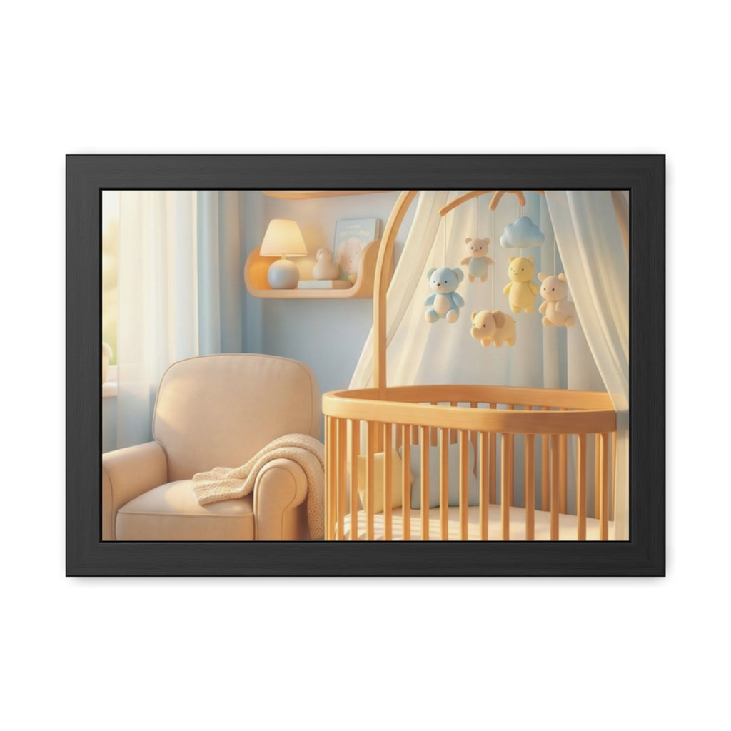 Serene Nursery Framed Posters - Room Decor — Landscape