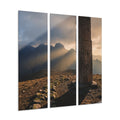 Acrylic Prints - Sentinel Triptych Mountain Wall Art —... |...