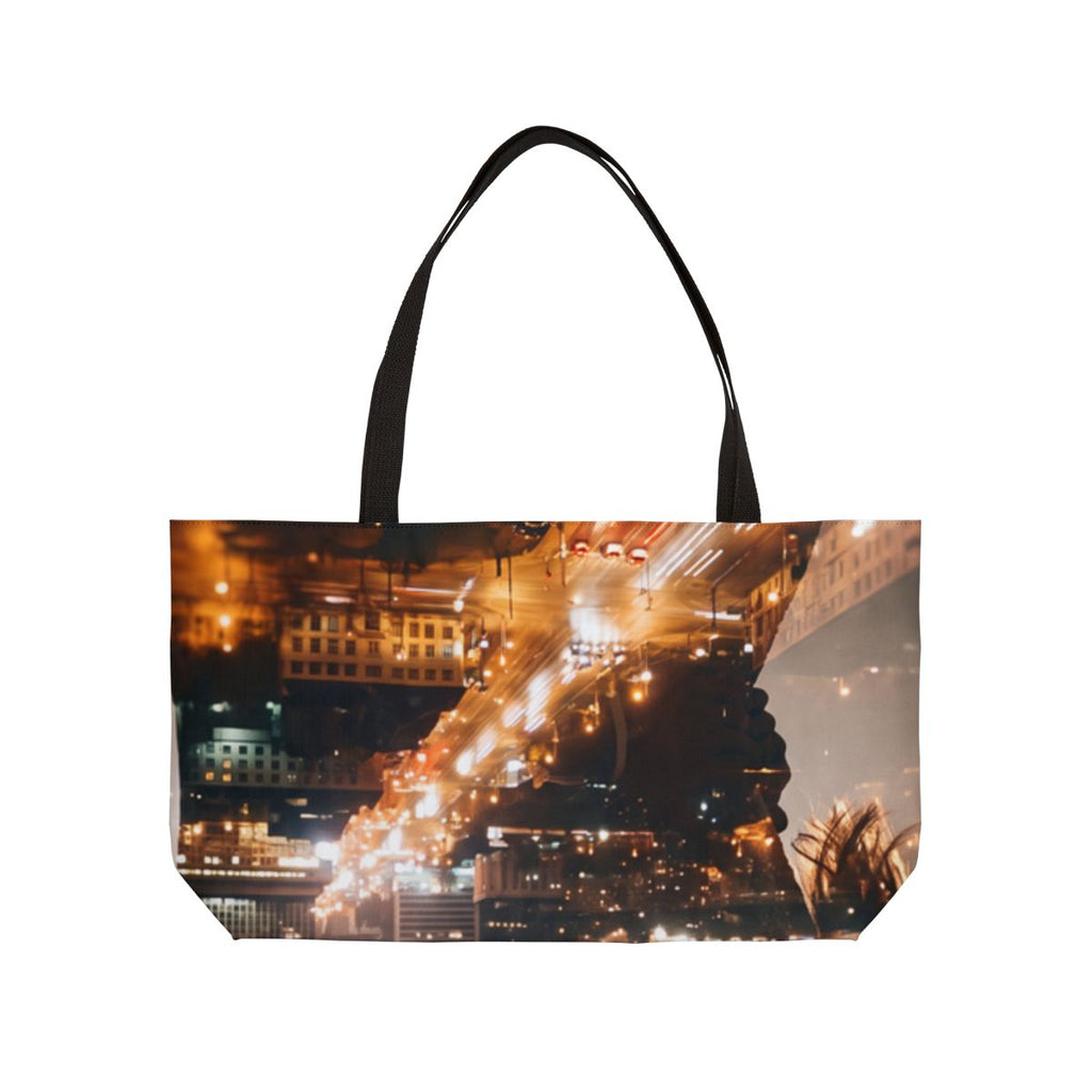 Weekender Tote Bag - Metropolitan Night Romance | Echovira...