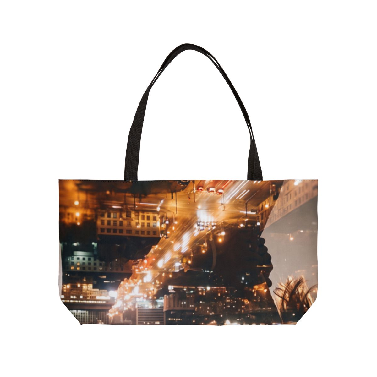 Weekender Tote Bag - Metropolitan Night Romance | Echovira...