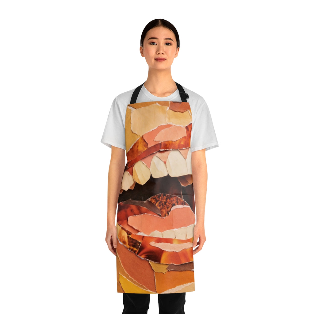 Apron - Spiced Expression Collage Art | Echovira Gallery