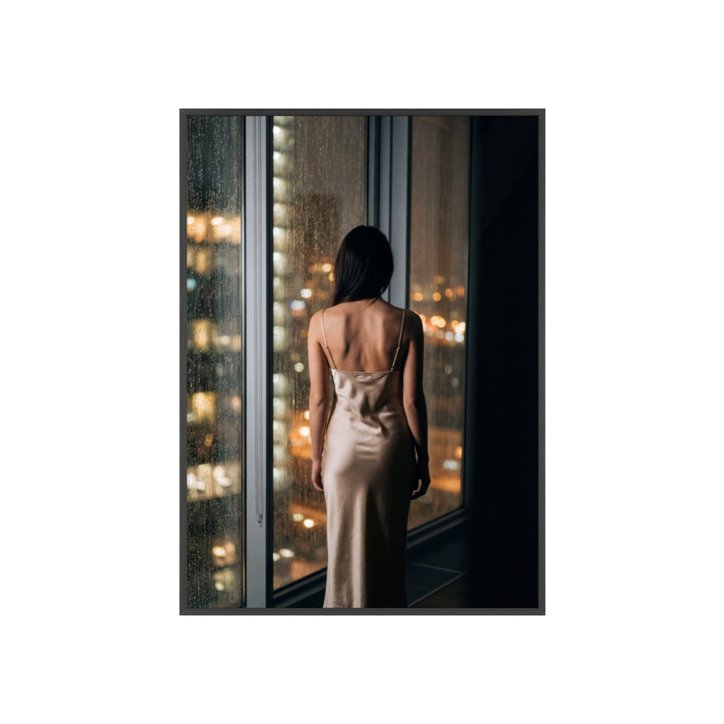 Framed Poster - Cinematic Window View